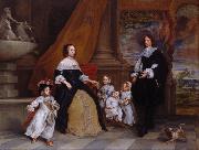 Gonzales Coques The Family of Jan Baptista Anthonie (mk25` Sweden oil painting reproduction